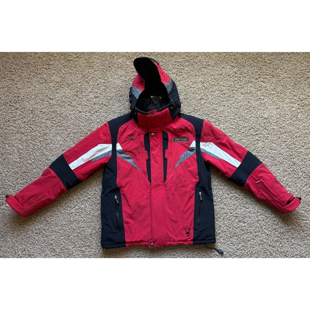 Spyder Mens Size Large (52) Ski Snowboard Jacket Dermizax-EV Insulated Hooded